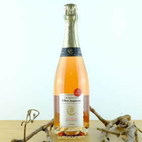 Wepicurien • Domaine Gilbert Jacquesson Champagne Brut Rosé Cuvée Eugénie NV Rosé • Champagne