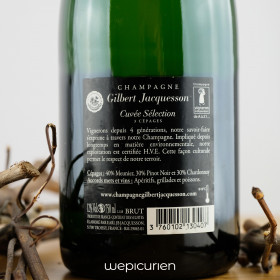 Wepicurien • Domaine Gilbert Jacquesson Champagne Brut Sélection NV Blanc • Champagne